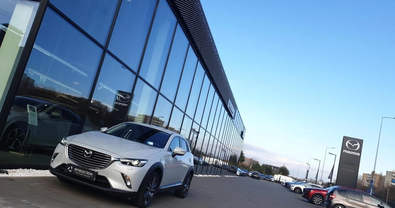 Mazda CX-3 cena 77900 przebieg: 170494, rok produkcji 2018 z Dukla małe 379